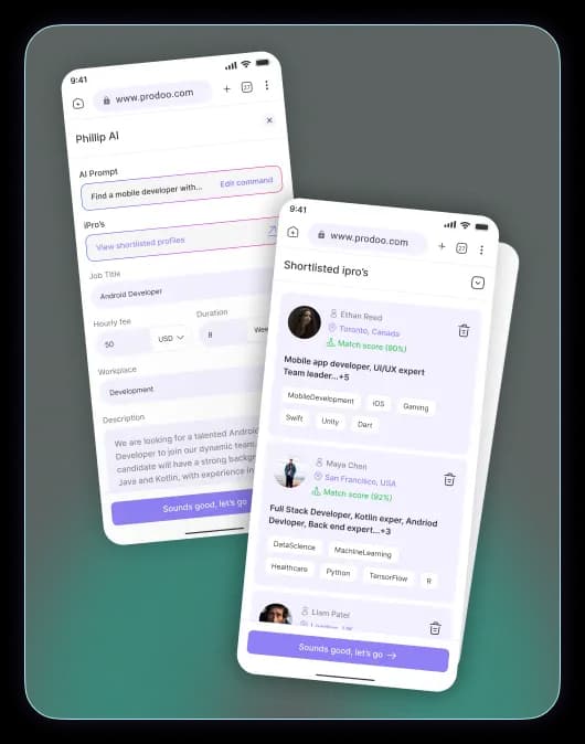Phillip AI assistant for recruiters